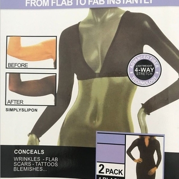 Στήριγμα στήθους από διχτυωτό ύφασμα στο μπροστινό μέρος, αγκράφα μπροστά, εμφανής αφαλός, μακρυμάνικο μπλουζάκι με τελείωμα στο μανίκι, μαύρο και άσπρο 2 σε 1