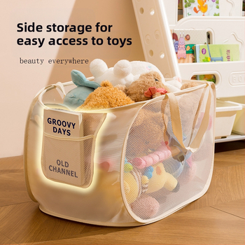 Πτυσσόμενος κάδος αποθήκευσης ταξινόμησης Κουτί αποθήκευσης κούκλας παιχνιδιών Πλούσιο καλάθι αποθήκευσης παιχνιδιών για κούκλες από ύφασμα χονδρικής