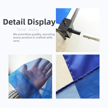 Stalo teniso kamuoliukų surinkimo tinklas, skirtas treniruotėms patalpose, blokuojantis stalo teniso kamuoliukų surinkimo tinklą, nešiojamą kamuoliukų rinkimo ir perdirbimo tinklą.