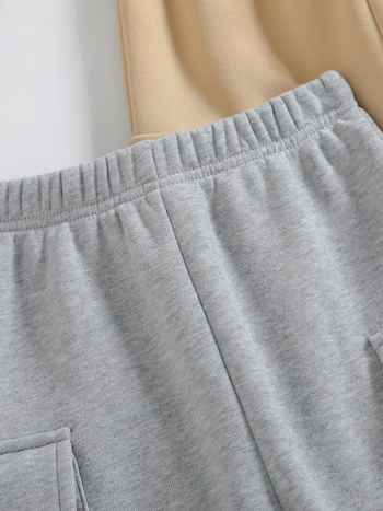 Άνετο παντελόνι με επένδυση από φλις ύφασμα για αγόρια, σε 3 τεμάχια, σε συνδυασμό με τα δάχτυλα