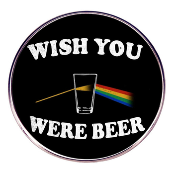 Remélem, hogy nem tudsz inni, Sörbross, Prizmás Szivárvány Kitűző, Freud Rock Jelvény Kiegészítő