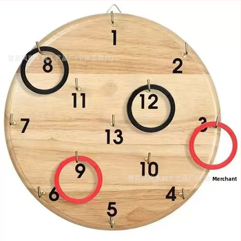 Ξύλινο παιχνίδι ρίψης δαχτυλιδιών για παιδιά από μασίφ ξύλο, επιτοίχιο παιχνίδι δαχτυλιδιών για ενήλικες, ξύλινο παιχνίδι δαχτυλιδιών