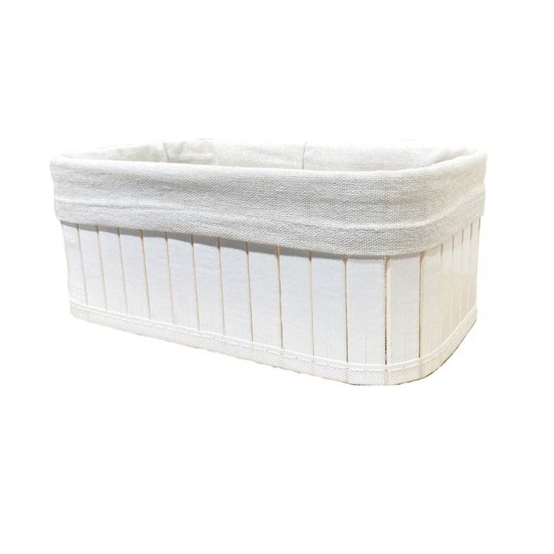 Fabrică în stoc Coș de depozitare din bambus pentru uz casnic pastoral, cutie de depozitare pentru cosmetice de birou, ornamente de depozitare Tatami