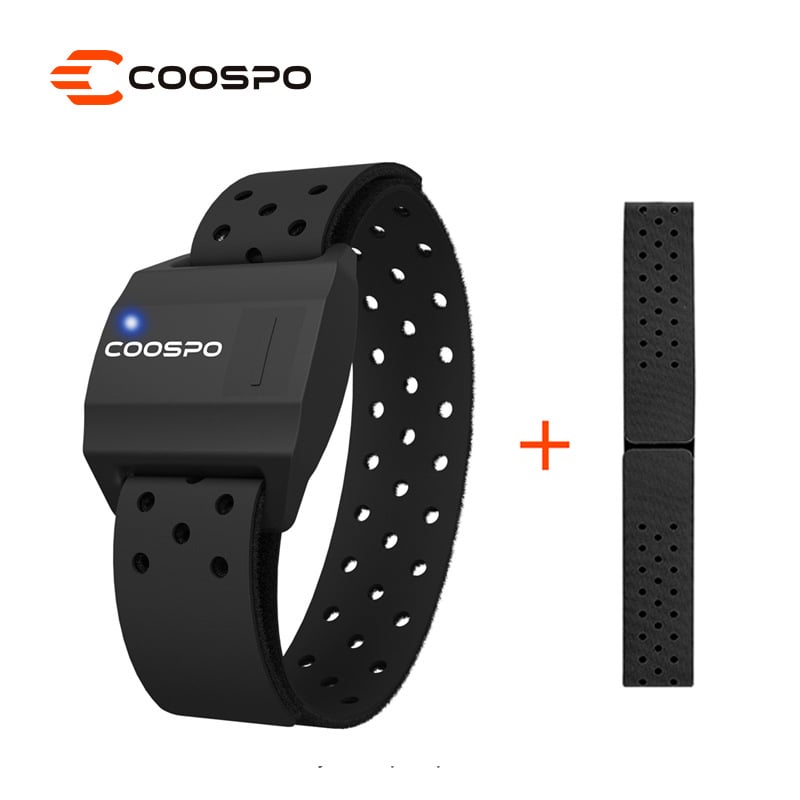 Coospo Hw706 Bluetooth Ant+ Καρδιακός Παλμός με Μπρατσάκι Μαλακός και Άνετος Αδιάβροχος Ποδηλατικός Προπονητής