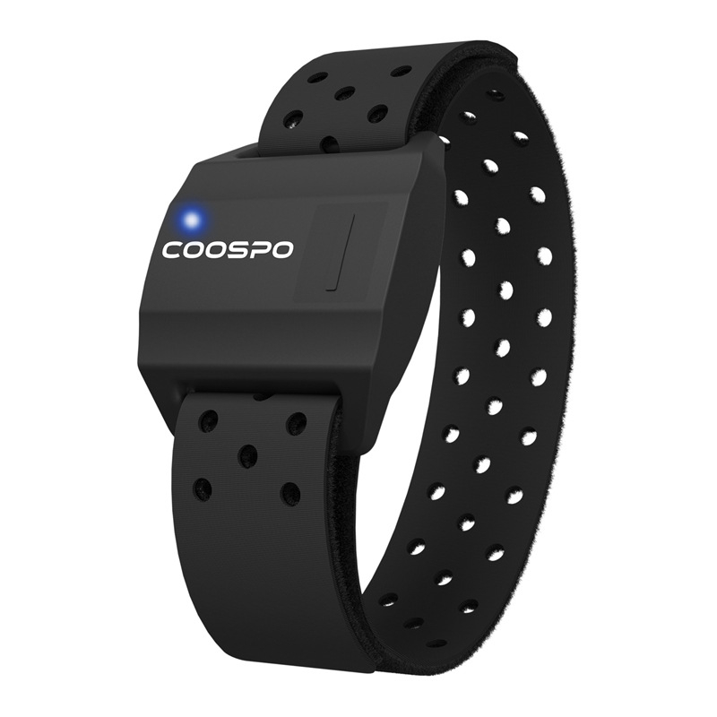 Coospo Hw706 Bluetooth Ant+ aproces sirdsdarbības ātruma mērītājs ar mīkstu un ērtu ūdensnecaurlaidīgu velosipēdu trenažieri
