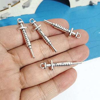 A3522 Antikno srebro 1,95 g šprica za izradu nakita, 50 komada/pakiranje