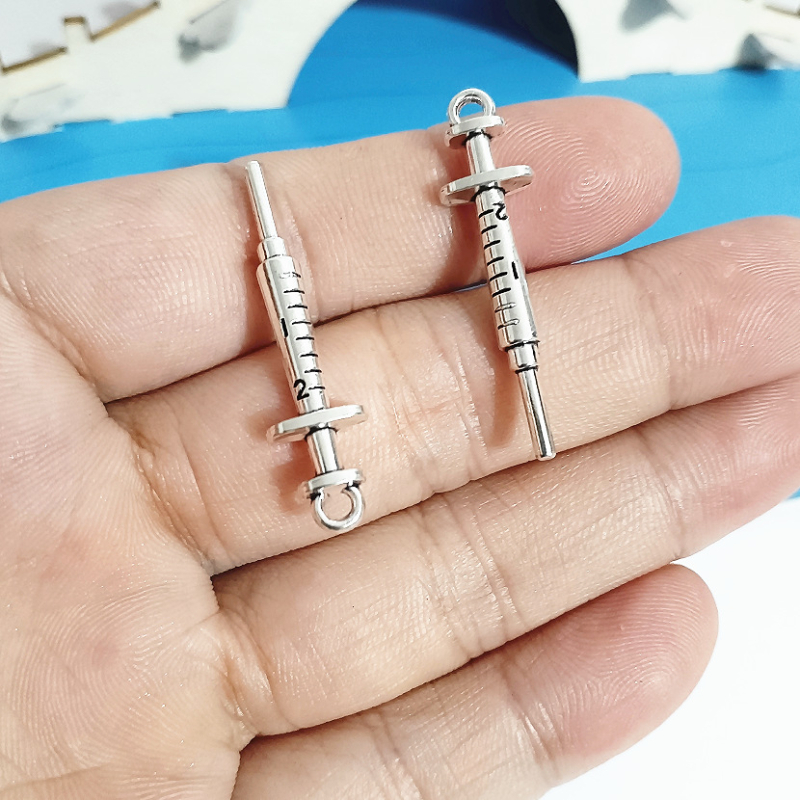 A3522 Antikno srebro 1,95 g šprica za izradu nakita, 50 komada/pakiranje