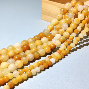 Xinjiang Natural Old Yellow Jade Κίτρινες χάντρες νεφρίτη Δράκου Χάντρες από νεφρίτη Χρυσές χάντρες από μετάξι Κίτρινες χάντρες νεφρίτη DIY με χρυσά κοσμήματα Βραχιόλι βραχιόλι