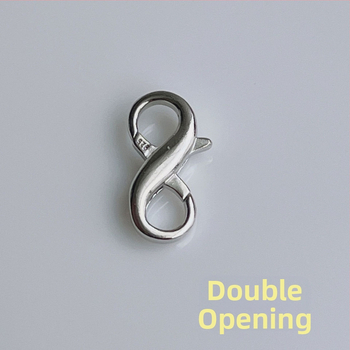 S925 hõbedast 8 pandlaga ehted pandlaga pärlkaelakee ühenduspandlaga käevõru homaari pandlaga isetegemise aksessuaaride hulgimüük