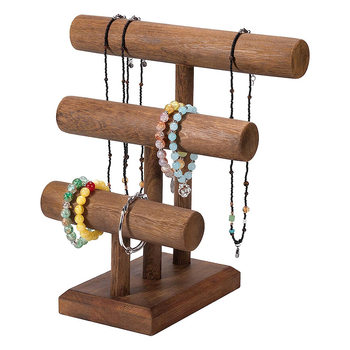 2023 Amazon Hot Selling Ρετρό 3t Ξύλινο Βραχιόλι Wenwan Βραχιόλι Ρολογιών Ράφι Αποθήκευσης Προσαρμογή Αποθήκευσης