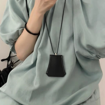 Κρεμαστό λαιμό μαγνητικά κλιπ γυαλιών πολυλειτουργικά pu δερμάτινα γυαλιά αποθήκευσης εξωτερικού χώρου ταξιδιού φορητά καπέλα γυαλιά καλλυντικά τσάντα