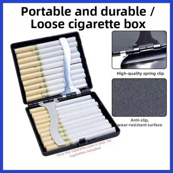 Θήκες Τσιγάρων Χονδρική Εξαιρετικά λεπτή δημιουργική φορητή θήκη τσιγάρων 20 τεμαχίων από υλικό ABS εξατομικευμένη ανδρική θήκη τσιγάρων με παγωμένη εκτύπωση χύμα