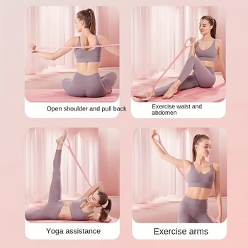 Pārrobežu Pilates gredzenu kostīms, 8 daļu mājas fitnesa aprīkojums, joga, fitnesa kostīms, jogas gredzenu pretestības josla
