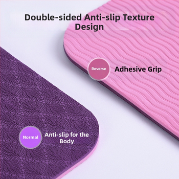 Tpe joogamatt hulgimüügitootjalt, paksendatud eriti suur spordifitnessi põrandamatt, libisemiskindel koduaeroobika, helikindel ja lööke neelav