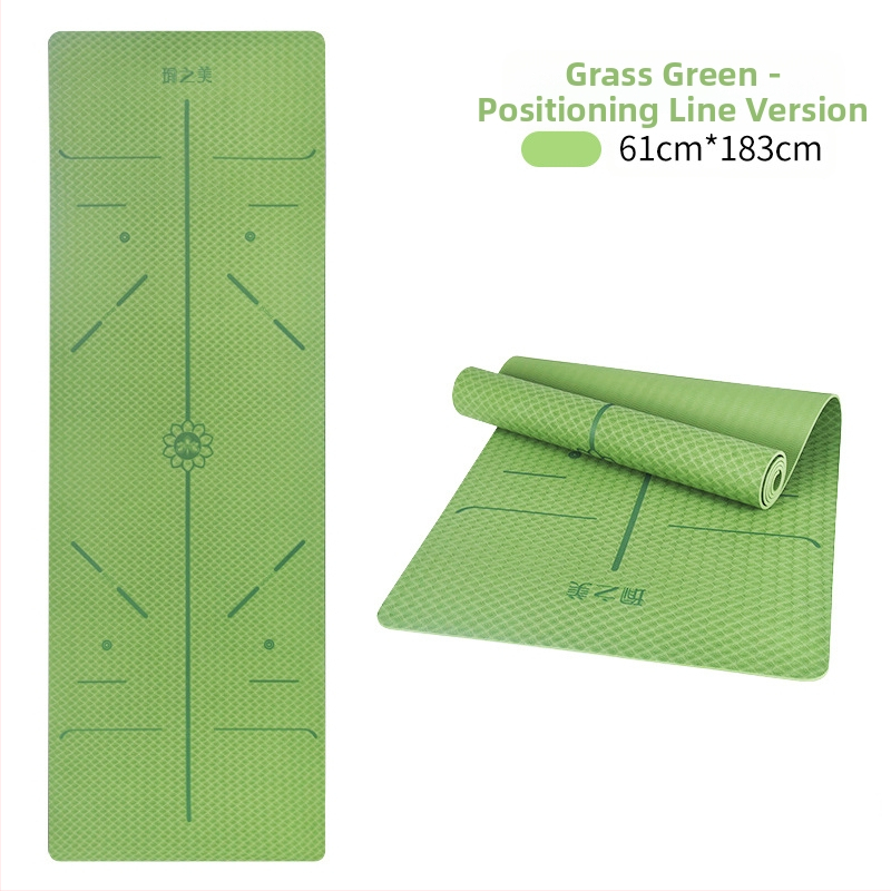 Tpe joogamatt hulgimüügitootjalt, paksendatud eriti suur spordifitnessi põrandamatt, libisemiskindel koduaeroobika, helikindel ja lööke neelav