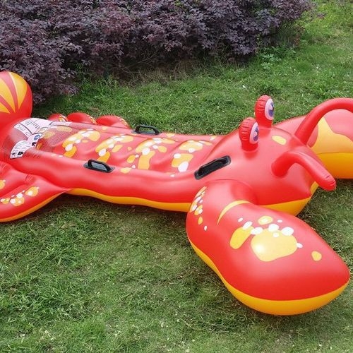 Originalus INTEX realistiškas pripučiamas gyvūnų kalnelis su rykliais ir vandens žaislas vaikams