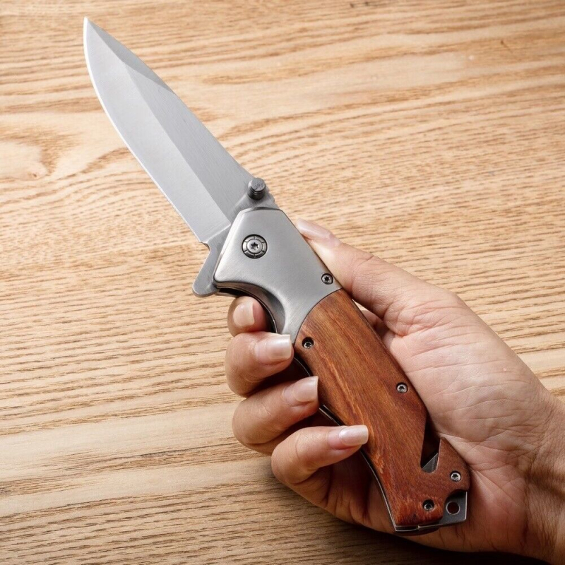 Bronning õuenuga kokkupandav nuga välikõva kõvadusega nuga taktikaline armee nuga JH-1 roostevabast terasest puuviljanuga