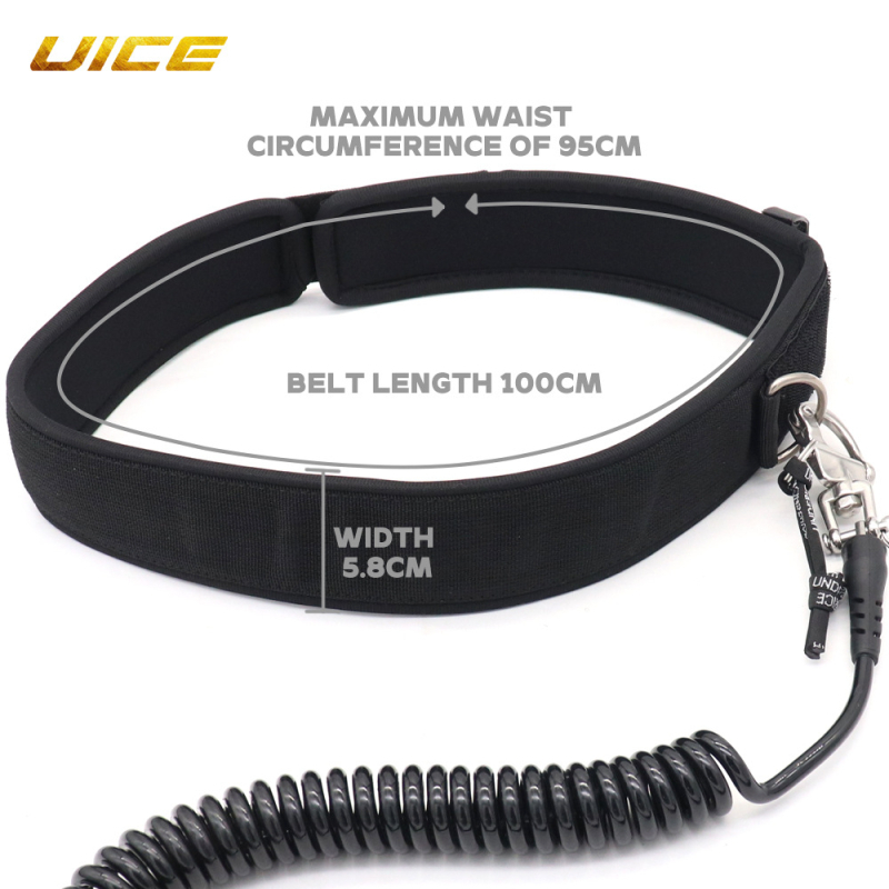 Surfilaua veojõuköis Sup-tarvikud Turvaköis TPU ühe klõpsuga vabastatav kiirkinnitusega vöököis libisemiskindel kerge rannal