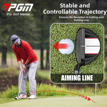 PGM golfo lazda vyrams ir moterims, kurios kryptis valdoma su taikymo linija, smėlio duobė/kasimo strypas