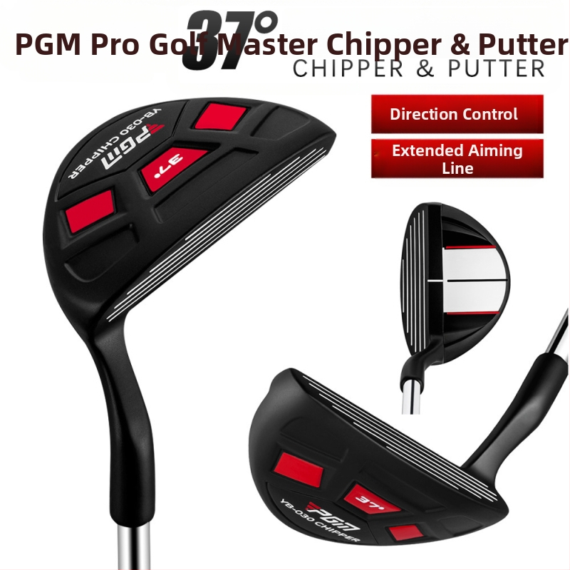 PGM golfütő putterrel, férfi és női golfütő irányával, célzóvonallal, homokozóval/ásórúddal