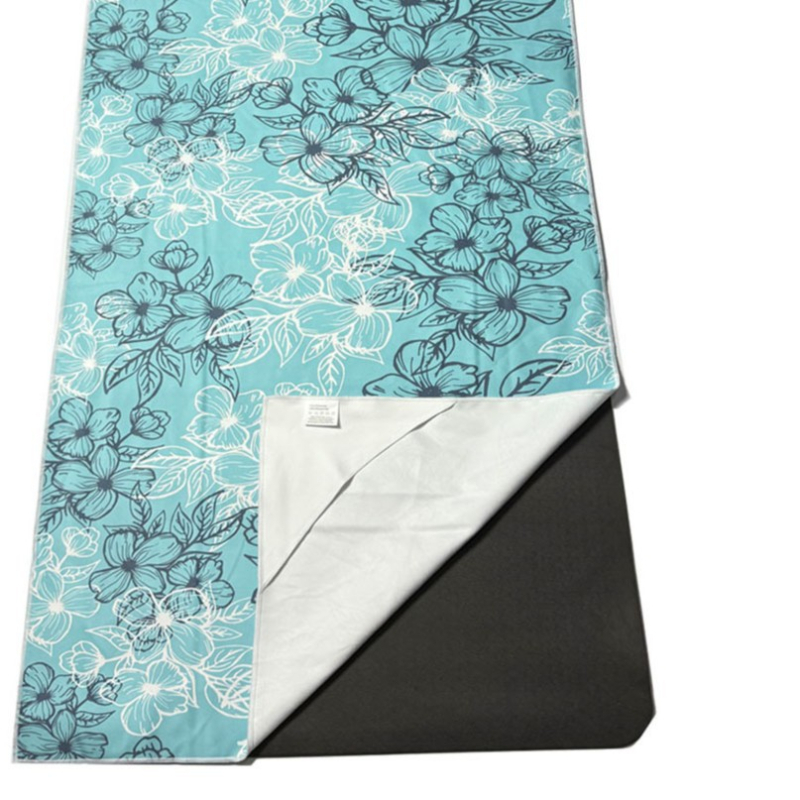 Tarpvalstybinis purvą sugeriantis prakaitą sugeriantis jogos rankšluostis su mikropluošto kampais, sportinis, fitneso rankšluostis, skalbiamas skalbimo mašinoje, nešiojamas, greitai džiūstantis, higieniškas