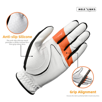 Γάντια Meileff, Μείωση θέσης ράβδου λαβής, Γάντια γκολφ εσωτερικού χώρου, Γάντια μονού χεριού για αριστερόχειρες, Διασυνοριακά, Spot