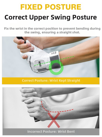 Γάντια γκολφ Pgm Cross-Border για άνδρες για διόρθωση στάσης Upswing, διπλό επίδεσμο από δέρμα προβάτου με σταθερό αντιολισθητικό, αναπνεύσιμο