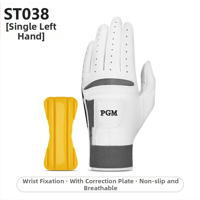 Pgm Cross-Border golf rukavice za muškarce za korekciju držanja pri zamahu, dvostruko zavojane fiksne ovčje kože, neklizajuće prozračne rukavice