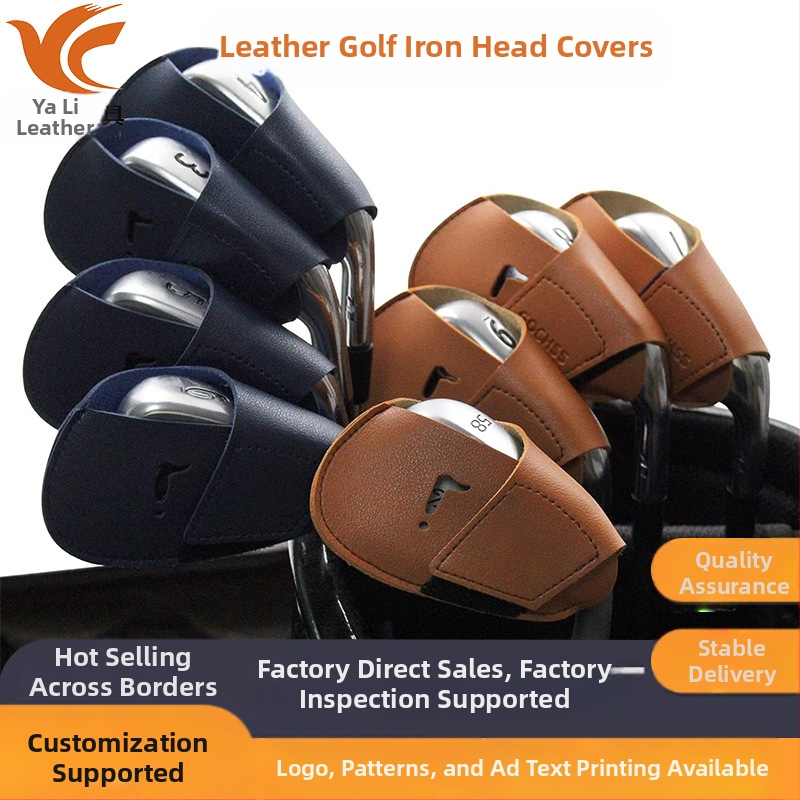 Tarpvalstybinis golfo klubo užvalkalas, PU odos apsauginis užvalkalas, golfo klubo reikmenys, geležinis klubo užvalkalas, spausdinamas logotipas