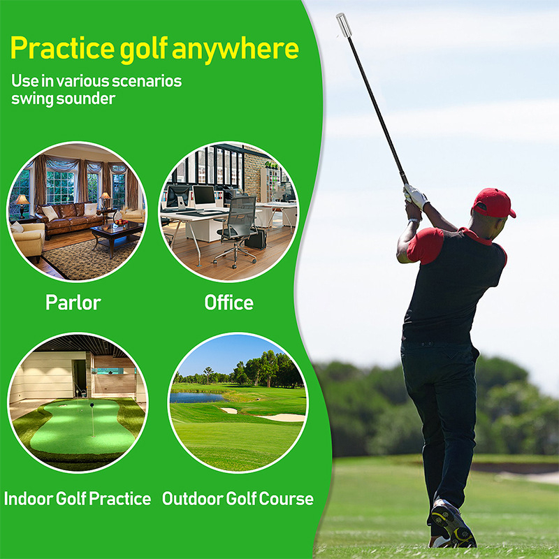 Trenažer za golf swing Iron Head Swing Swing Stick Trenažer za odrasle Interni simulator golfa
