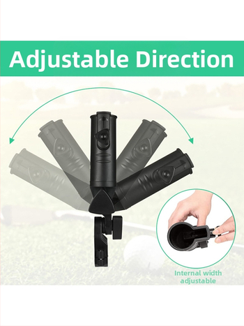 Βάση ομπρέλας γκολφ μαύρη πλαστική βάση ομπρέλας ρυθμιζόμενης γωνίας σωλήνας ομπρέλας γκολφ αξεσουάρ προμήθειες