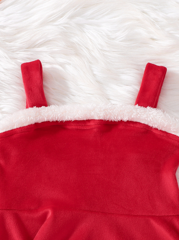 Παιδικά ρούχα εξωτερικού εμπορίου, μικρά και μεσαία παιδικά νέα κορίτσια, φθινόπωρο και χειμώνα, μικρό παλτό, βελούδινες τιράντες, κοστούμι