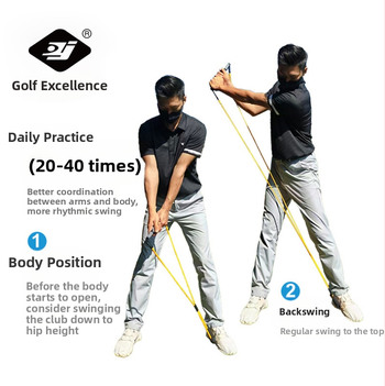 Συσκευή εξάσκησης συγχρονισμού περιστροφής χεριών και σώματος Parknshop Golf, φορητή συσκευή εξάσκησης βελτίωσης