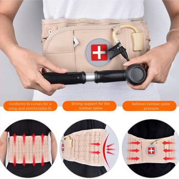 Φουσκωτή ζώνη Amazon με δίσκο μέσης που προεξέχει, προστατευτική ζώνη μέσης με τεχνούργημα, ιατρικού βαθμού