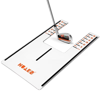 Συσκευή εξάσκησης γκολφ γκολφ πράσινης ευθυγράμμισης, εργαλείο προπόνησης διόρθωσης στάσης γκολφ καθρέφτη χονδρικής