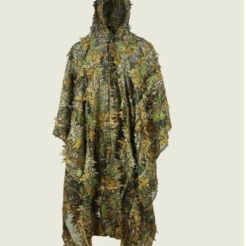 Ρούχα Κλιματισμού 3D Βιονικό Φύλλο Καμουφλάζ Εξωτερικού Χώρου Στυλ Μανδύα Καμουφλάζ Forest War Conjoined Τακτικό Πολυλειτουργικό και Ελαφρύ