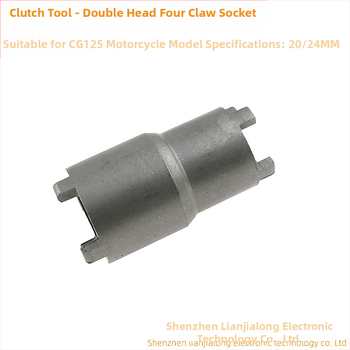 Инструмент за ремонт на мотоциклети GY6 50 CG125 JH70, инструмент за сваляне на капачка на гайка на съединителен диск с двойна глава