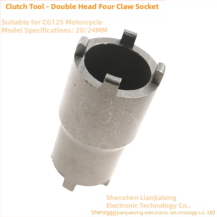 Инструмент за ремонт на мотоциклети GY6 50 CG125 JH70, инструмент за сваляне на капачка на гайка на съединителен диск с двойна глава