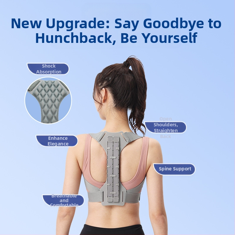 Nový korekčný pás na hrbenie chrbta pre dospelých a mužov z iných krajín, proti sedeniu, korekčný pás na hrudník a ramená, korektor chrbta