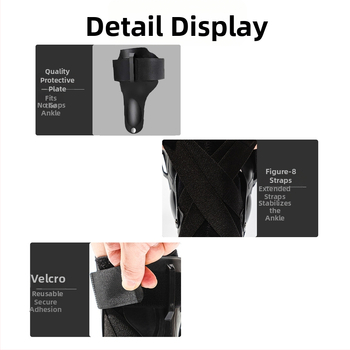 Υποστήριξη αστραγάλου ποδοσφαιρικού αθλητισμού για ενήλικες βοηθοί διαστρέμματος για την πρόληψη της στερέωσης της άρθρωσης του αστραγάλου με λουράκι συμπίεσης