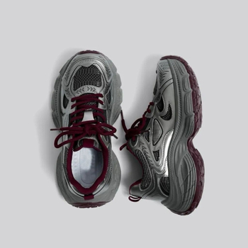 Κόκκινα Ankora δημοφιλή παπούτσια για μπαμπά 2024 Νέα, ψηλόμεση, ευέλικτη, casual, mesh αθλητικά παπούτσια με χοντρή σόλα για το φθινόπωρο και τον χειμώνα