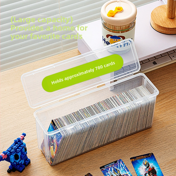 Κουτί αποθήκευσης καρτών Factory Outlet Διαφανές με παχιά καρτέλες οικιακής χρήσης για επιτραπέζιους υπολογιστές, κουτί αποθήκευσης μεγάλης χωρητικότητας