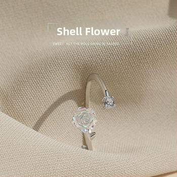 Γαλλικό απαλό ~ Δαχτυλίδι καμέλια γυναικείο υψηλής αισθητικής niche design ελαφρύ πολυτελές δαχτυλίδι στυλ Chanel ανοιχτό ρετρό