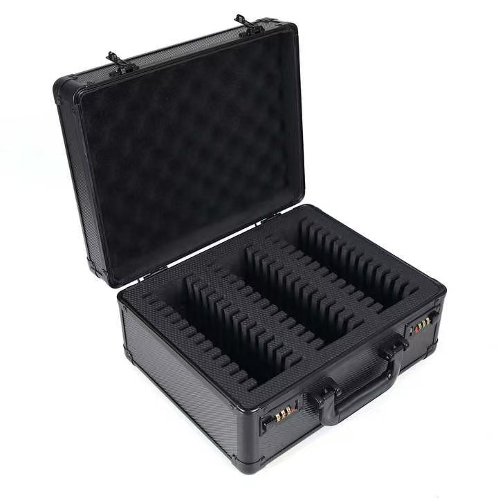 Tehase tarne mustast alumiiniumisulamist kaasaskantavast tööriistakastist alumiiniumist kastist instrumentide kasti hoiukastist alumiiniumisulamist tööriistakast