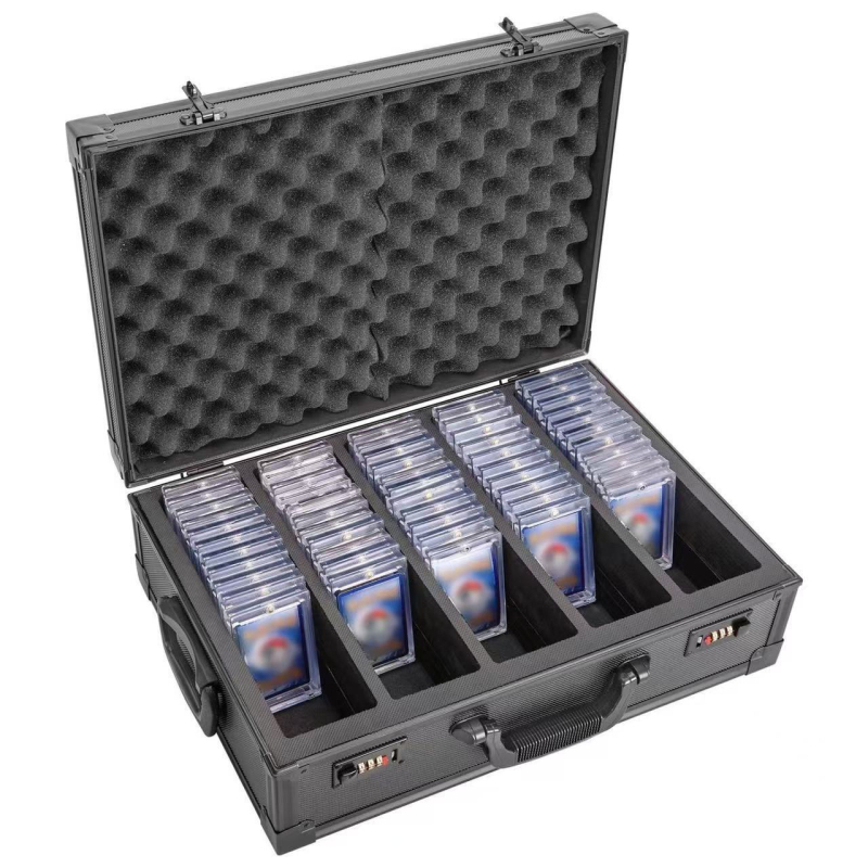 Tehase tarne mustast alumiiniumisulamist kaasaskantavast tööriistakastist alumiiniumist kastist instrumentide kasti hoiukastist alumiiniumisulamist tööriistakast