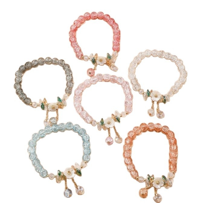 Euroopa ja Ameerika uue stiili väikesed värske päevalilleklaasi hulgimüügivärvi käevõrud