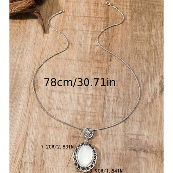 Naujas europietiškas ir amerikietiškas retro pakabukų karoliai, elegantiškas vyriškas ir moteriškas hiphopo madingas japoniško ir korėjietiško stiliaus ilga vilnonė grandinėlė