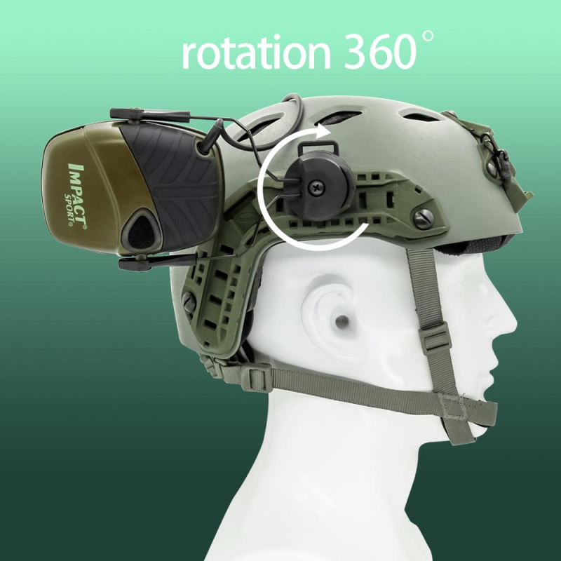 Sisakra szerelhető, taktikai fülvédőre szerelhető, sisakra szerelhető fejhallgató-kiegészítők