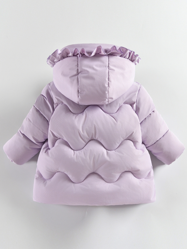 Dječji kaput s pamučnom podstavom, zadebljana flis podstava, novi dječji kaput s pamučnom podstavom, zimski kaput za djevojčice u zapadnjačkom stilu, tople rukavice, slatke