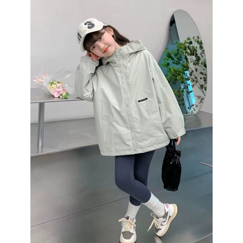 Αθλητικά Ρούχα Charge για Κορίτσια Μπουφάν με Κουκούλα Άνοιξη και Φθινόπωρο Παιδικό Μπλούζα Western Style Large Παιδικό Άνοιξη και Φθινόπωρο 2025 Νέο